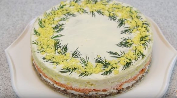 Рецепт классического салата «Мимоза»