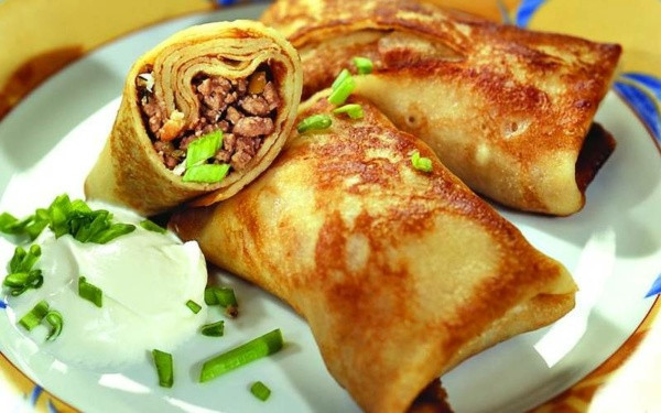 Блинчики с мясом — 6 самых вкусных рецептов