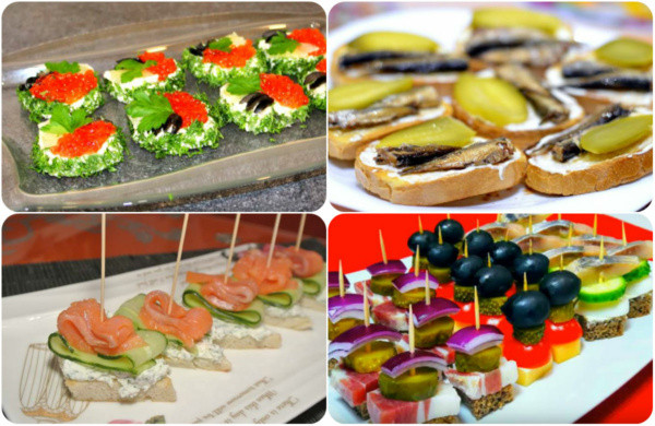 Бутерброды на праздничный стол: простые и вкусные рецепты