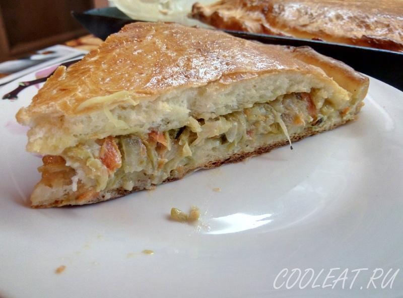 Пирог с капустой — быстро и просто