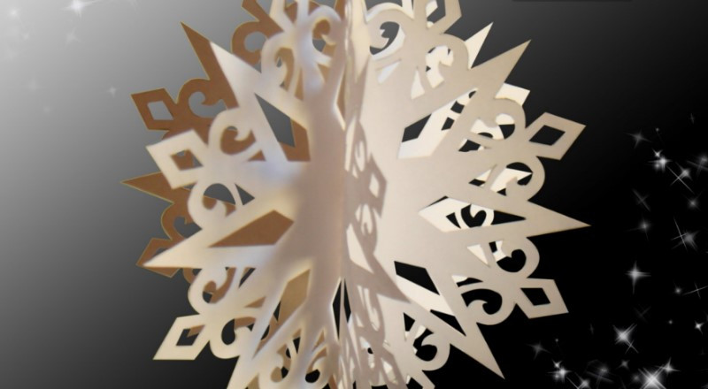 Объёмные снежинки из бумаги своими руками на новый год 2023 + схемы и шаблоны для вырезания