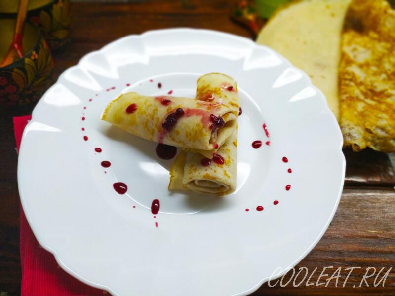 Блины на кефире без яиц — тонкие с дырочками